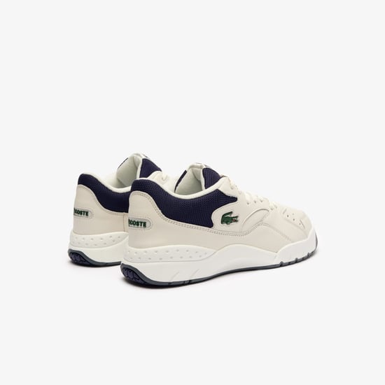 Men's Lacoste Aceline Trainers in Off White - Image 3