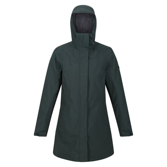 Regatta Womens/Ladies Denbury IV 2 in 1 Waterproof Jacket (Darkest Spruce/Black)