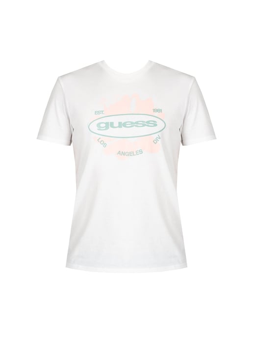 Guess T-Shirt LA Logo Herren weiß - Image 1