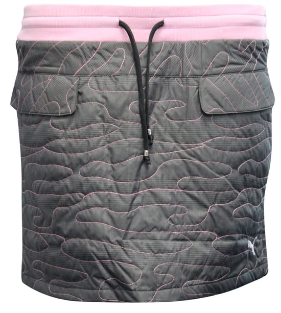 Puma Sports Lifestyle Womens Skirt Tennis Fitness Grey Pink 903797 01