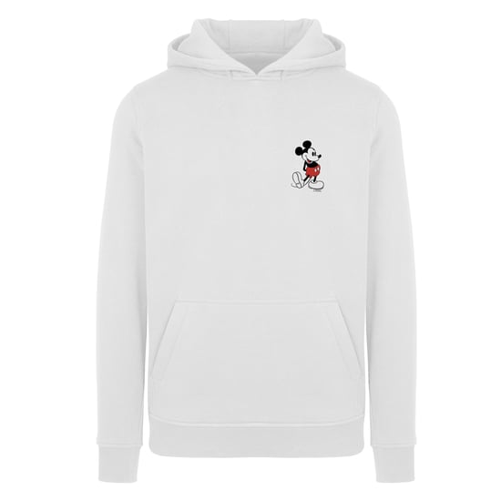 Disney Jungen Mickey Mouse Kickin Retro Chest Hoodie (Weiß) - Image 1
