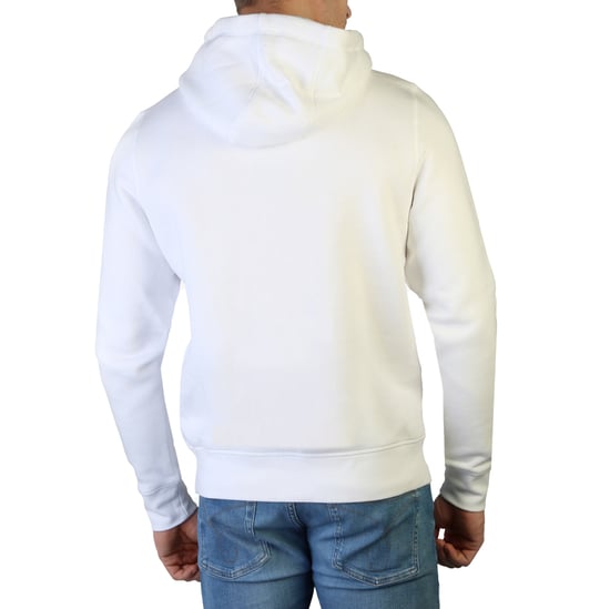 Marke: Tommy Hilfiger Kollektion: Herbst/Winter Geschlecht: Mann Typ: Sweatshirt Ärmel: Lang Außentaschen: 2 Material: Baumwolle 64%, Polyester 36% Muster: Einfarbig Waschen: Waschen bei 30°c Model Größe, cm: 185 Model trägt eine Größe: L Passform: Regulä - Image 2