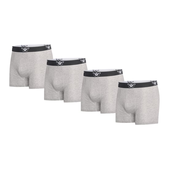 4-Pack Boxers von Cappuccino Italia in der farbe Grau. - Image 1