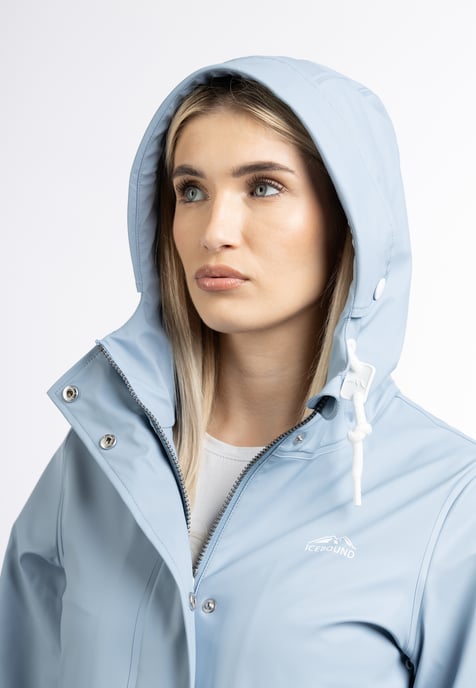 ICEBOUND Regenmantel Damen Hellblau - Image 3