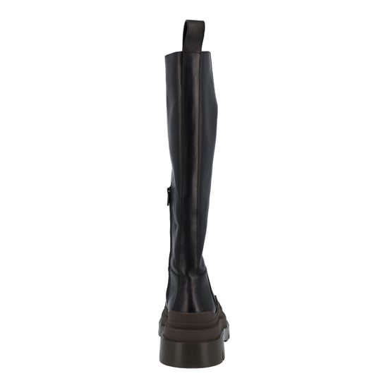 Bottega Veneta Damen Kniehohe Stiefel in Schwarz und Camping - Image 3