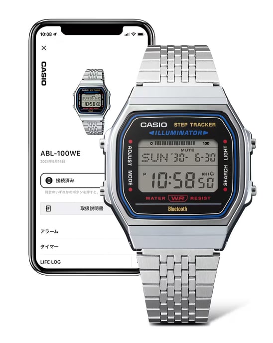 Casio Casio Collection Vintage Unisex's Silver Watch ABL-100WE-1AEF