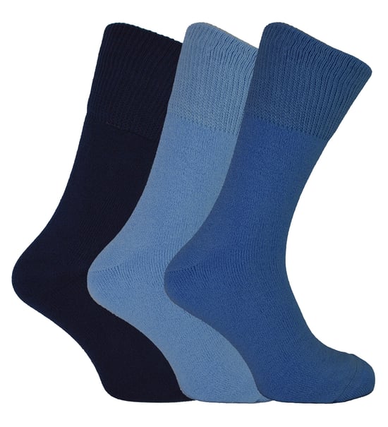 Bambus-Thermosocken für den Winter | THMO | Herren- & Damengrößen | Warme dicke Bambussocken - Blau - Image 1