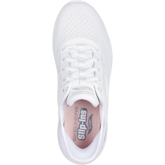 Skechers Arch Fit 2.0 Easy Chic Textiler Damen Sneaker in Weiß - Image 3