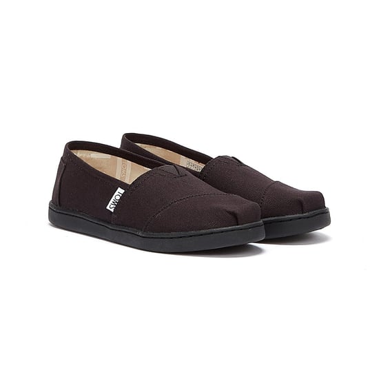 Jungen Mädchen TOMS Alpargata Jugend Schwarz / Schwarz Espadrilles - Image 1
