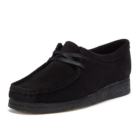 Clarks Originals Wallabee Suede Damen Schuhe - (Schwarz) - Image 3