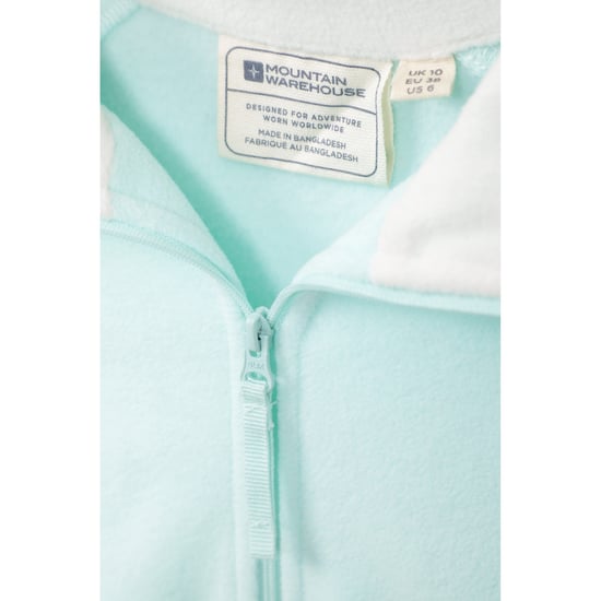 Mountain Warehouse Damen/Damen Montana Half Zip Fleece Top (Mint) - Image 2
