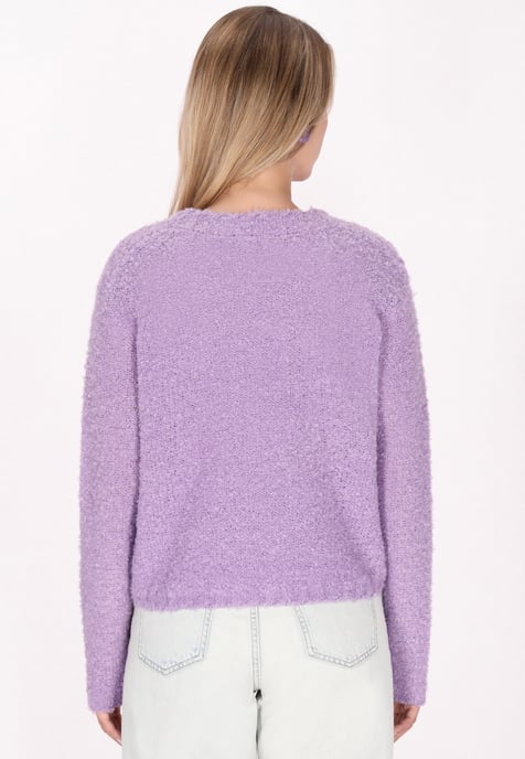 Mymo Pullover Damen violett - Image 4
