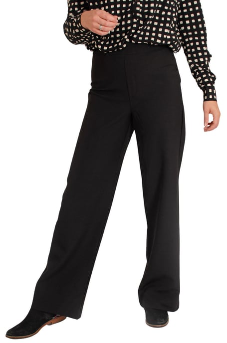 High Waist Wide Leg Smart Trousers