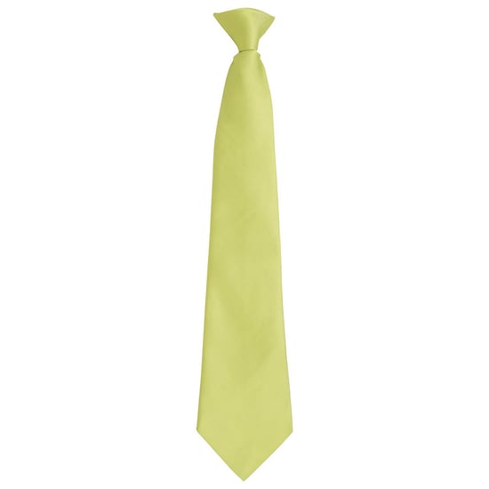 Premier - "Colours Fashion" Krawatte Zum Anklemmen für Herren/Damen Unisex (Limone) - Image 1