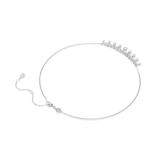 Swarovski 'Idyllia' Frauenhalskette aus Metall - Silber 5692637 - Image 4