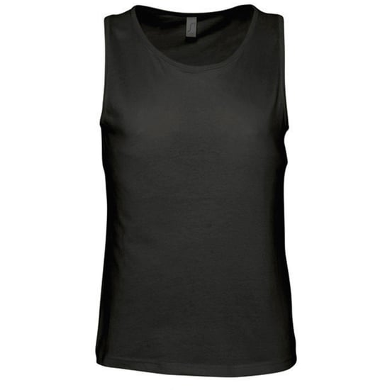 SOLS Herren Justin ärmelloses Tank / Vest Top (Tiefschwarz) - Image 1