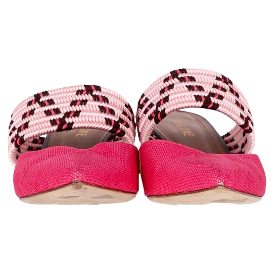 Malone Souliers Geflochtene Maisie Sandalen aus pinkem Raphia - Image 3