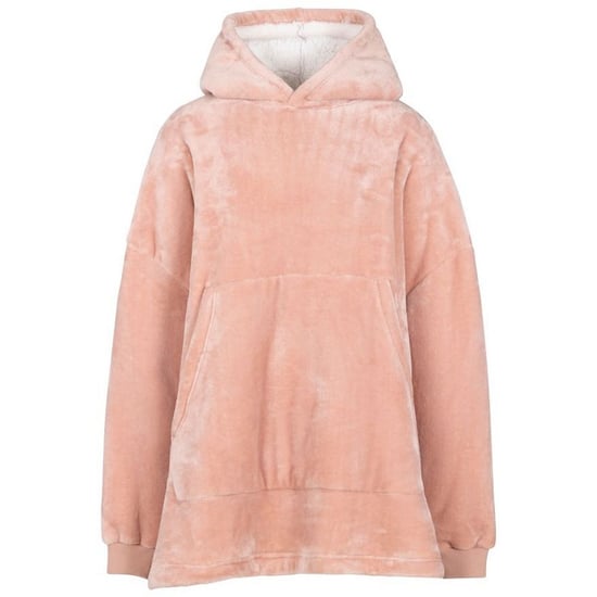 Trespass Unisex Adult Cosiness Oversized Hoodie Blanket (Misty Rose)