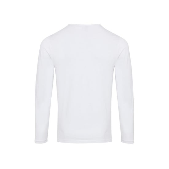 Premier Mens Long John Roll Sleeve T-Shirt (Weiß) - Image 2