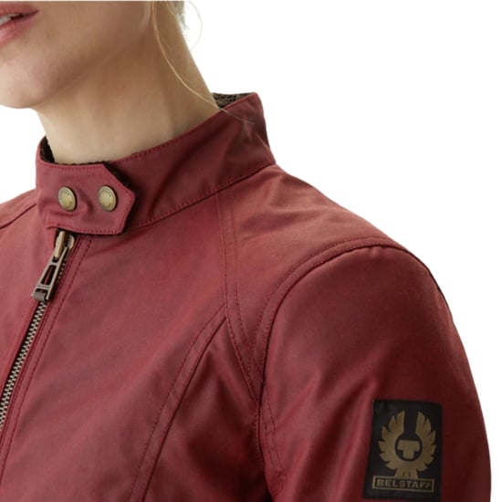 Jacke Belstaff Antrim aus gewachster Baumwolle in Rennrot - Image 4