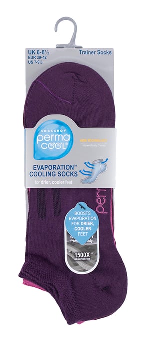 Atmungsaktive Unisex Anti-Schweiß-Trainersocken für heißes Wetter - Image 2