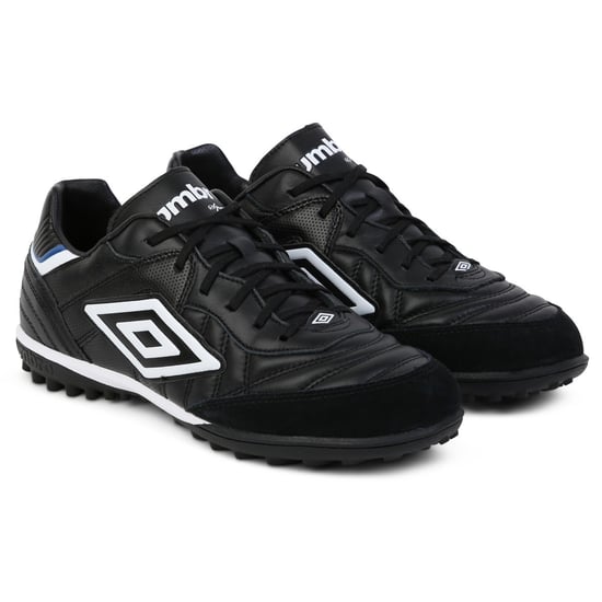 Umbro Herren Speciali Eternal Team Nt Grain Leder Astro Turf Turnschuhe (Schwarz/Weiß/Königsblau) - Image 1