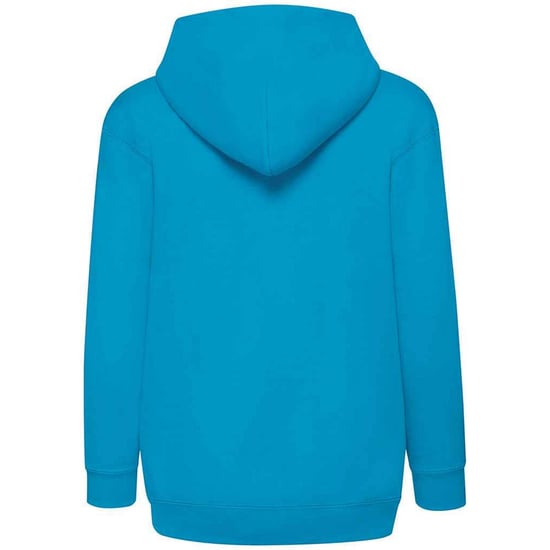 Fruit of the Loom - Sweatshirt, mit Kapuze für Kinder (Azurblau) - Image 2