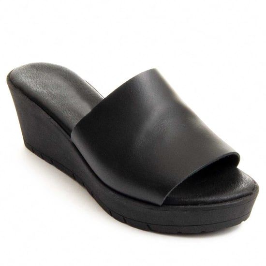 Purapiel Wedge Sandal Bellapiel In Black