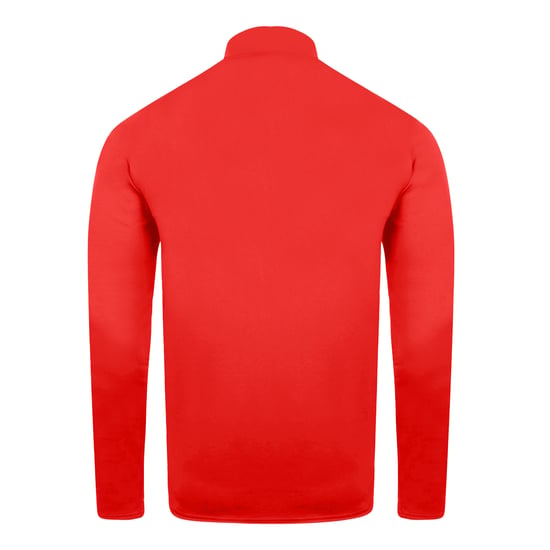 Umbro - "Club Essential" Sweatshirt mit halbem Reißverschluss für Kinder (Zinnoberrot) - Image 2