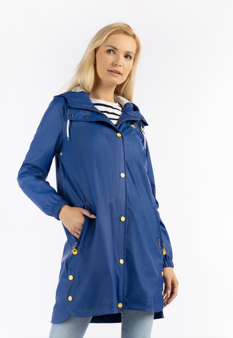 Schmuddelwedda Regenmantel Damen KÖNIGSBLAU - Image 3