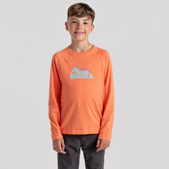Bates LS T-Shirt Fusion Coral Bubble
