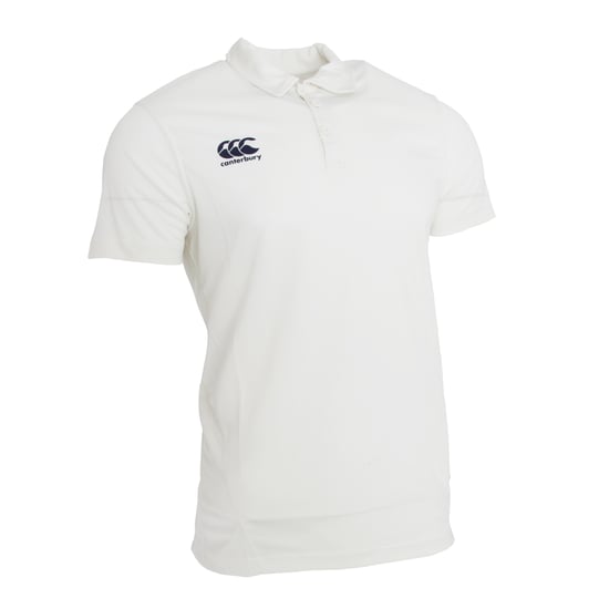 Canterbury Herren Kurzarm Cricket Shirt (Creme) - Image 1