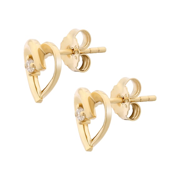 Orphelia 'Mera' Damen Ohrstecker aus 925er Sterling Silber - Gold zo-7370 G - Image 1