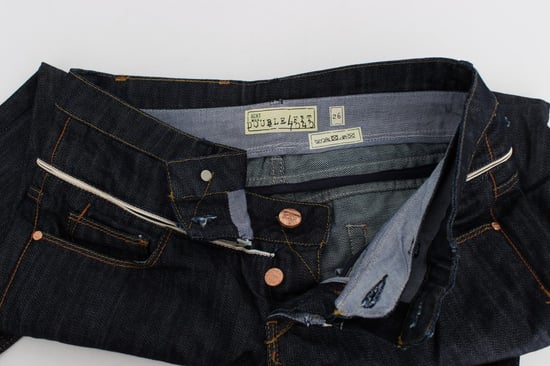 Acht Damen Blaue Denim Baumwolle Gerade Passform Jeans - Image 6