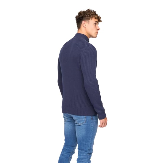 Crosshatch - "Wellburys" Pullover für Herren (Marineblau) - Image 2