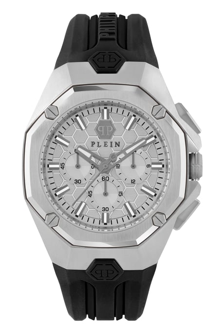 Philipp Plein Octagon Herren Schwarz Uhr PWTBA0123 - Image 1