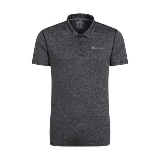 Mountain Warehouse Mens Agra Stripe Polo Shirt (Black)