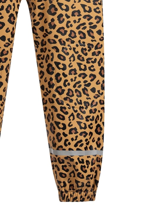 Schmuddelwedda Regenhose Mädchen Schwarz Beige Leo - Image 3