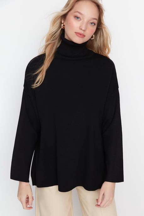 Trendyol Femmes Col roulé   Chandail - Image 3