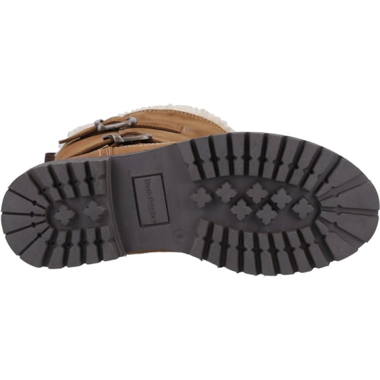 Hush Puppies Winnie Leder Damen Tan Stiefel - Image 3