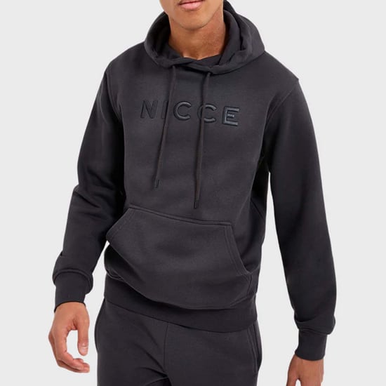 Nicce Mercury Herren Kapuzenpullover in Kohle - Image 1
