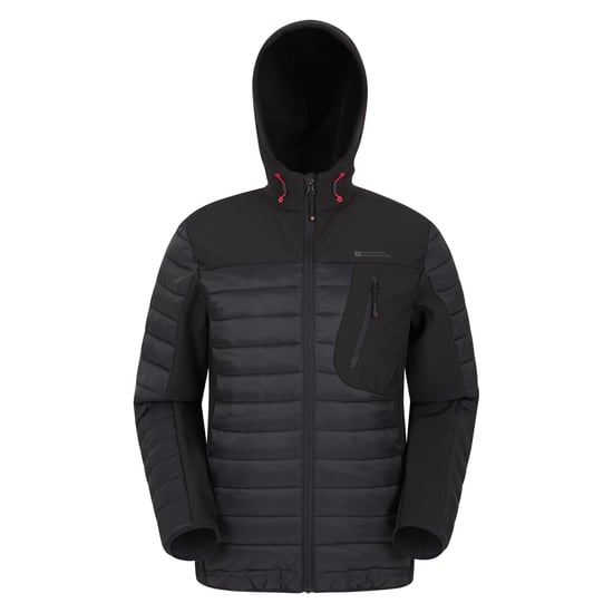 Mountain Warehouse - "Turbine II" Softshelljacke Wattiert für Herren (Schwarz) - Image 1