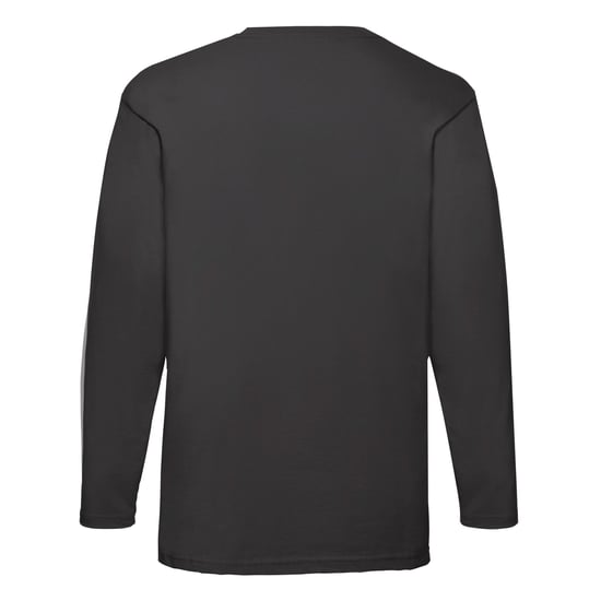 Fruit of the Loom - "Valueweight" T-Shirt für Herren/Damen Unisex Langärmlig (Schwarz) - Image 2