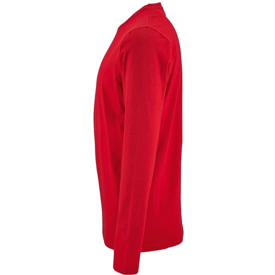 SOLS Herren Imperial Langarm T-Shirt (Rot) - Image 3