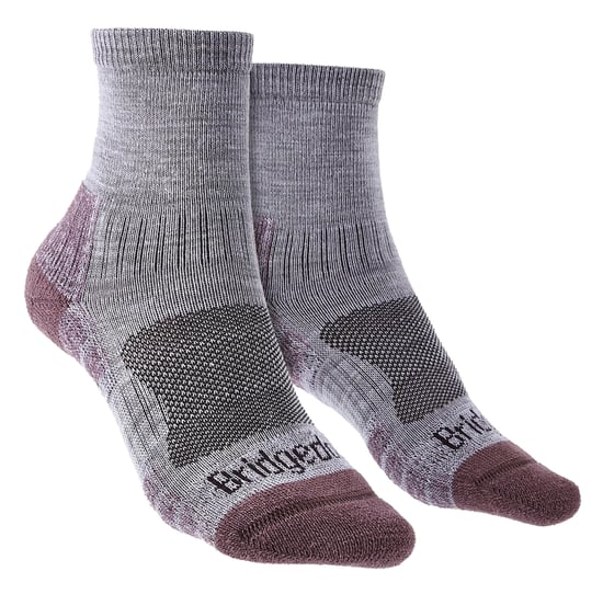 Bridgedale - Womens Wandern Merino Socken - Heather / Damson - Image 1