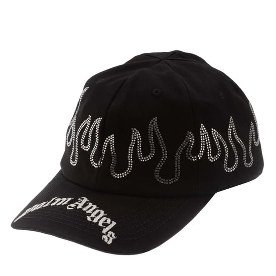 Accessories Palm Angels Rhinestone Baseball Cap in Black Silver
