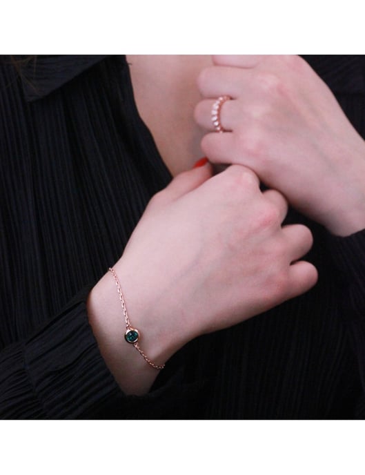 Geburtsstein-Armband - Rose Gold und Multi - Image 4