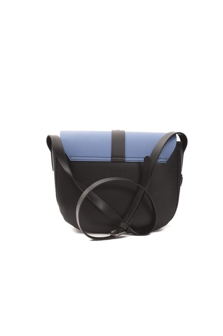 Pompei Donatella Damen Blau Leder Crossbody Tasche - Image 3