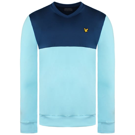 Lyle & Scott Golf Mens Blue Pullover - Image 1