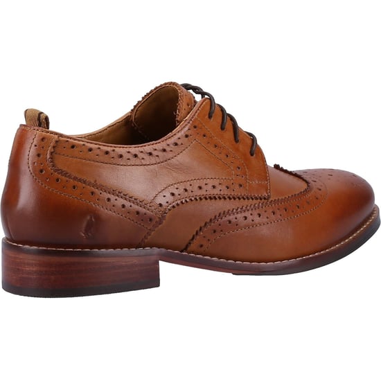 Hush Puppies Natalia Leder Women's Tan Brogues Schuhe - Image 2